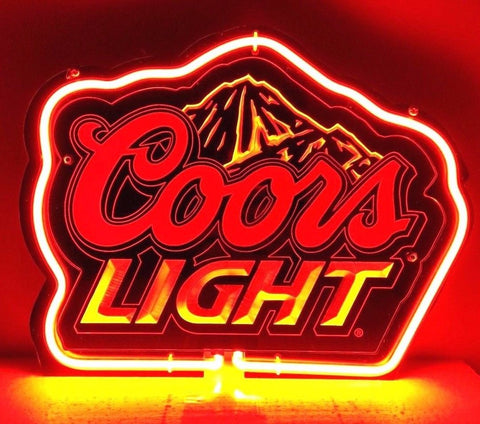 Coors Light Neon Light Sign 11"x7" -  - TheLedHeroes