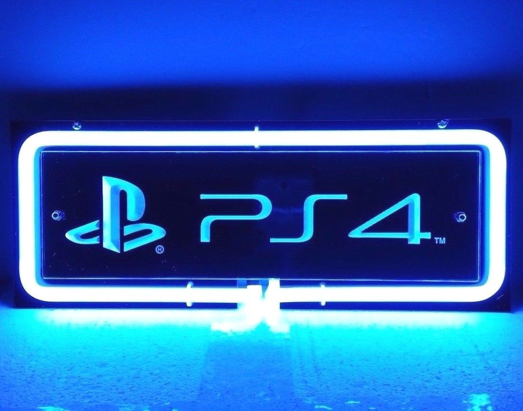 Playstation 4 Neon Light Sign 11"x7" -  - TheLedHeroes