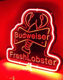 Budweiser Fresh Lobster Neon Light Sign 11