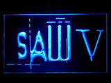 FREE Saw V LED Sign - Blue - TheLedHeroes