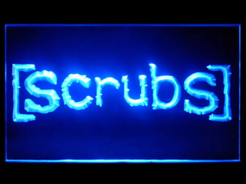 FREE Scrubs LED Sign - Blue - TheLedHeroes