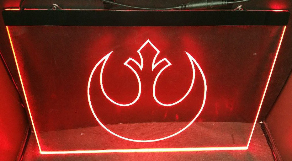 FREE Star Wars Rebel Alliance LED Sign - Red - TheLedHeroes