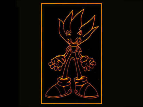 Super Sonic LED Sign - Orange - TheLedHeroes