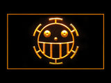 TRAFALGAR LAW ONE PIECE LED Sign - Yellow - TheLedHeroes