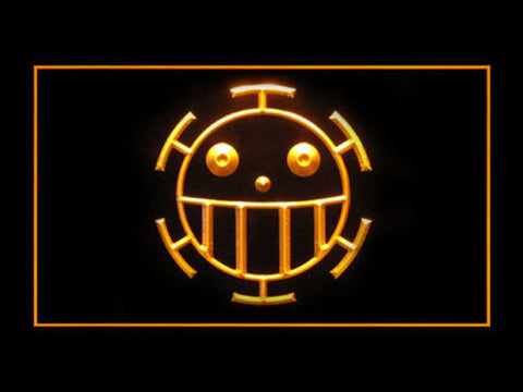 TRAFALGAR LAW ONE PIECE LED Sign - Yellow - TheLedHeroes