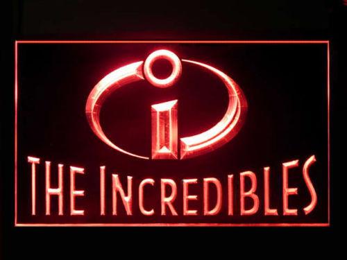 The Incredibles LED Neon Sign Electrical - Red - TheLedHeroes