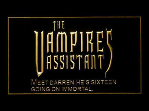 The Vampire's Assistant LED Neon Sign Electrical - Yellow - TheLedHeroes