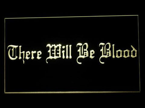 There will be Blood LED Neon Sign USB - Yellow - TheLedHeroes