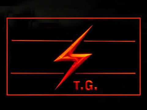 FREE Throbbing Gristle LED Sign - Red - TheLedHeroes