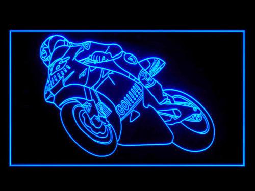 Valentino Rossi LED Neon Sign Electrical - Blue - TheLedHeroes