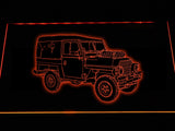 Land Rover Series LED Neon Sign USB - Orange - TheLedHeroes