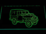 Land Rover Series LED Neon Sign USB - Green - TheLedHeroes