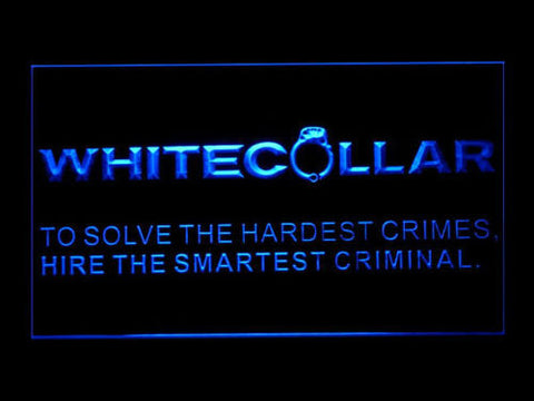 White Collar LED Sign -  - TheLedHeroes