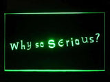 The Joker Why so serious LED Neon Sign Electrical - Green - TheLedHeroes