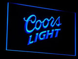 Coors Light Logo LED Neon Sign USB - Blue - TheLedHeroes