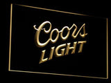 Coors Light Logo LED Neon Sign Electrical - Yellow - TheLedHeroes