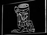 Duff Beer LED Sign - White - TheLedHeroes