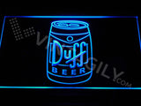 Duff Beer Can LED Sign - Blue - TheLedHeroes