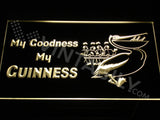 My Goodness My Guinness LED Sign - Yellow - TheLedHeroes