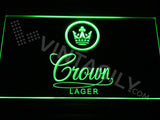 Crown Lager LED Sign - Green - TheLedHeroes