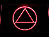 FREE Alcoholics Anonymous LED Sign - Red - TheLedHeroes