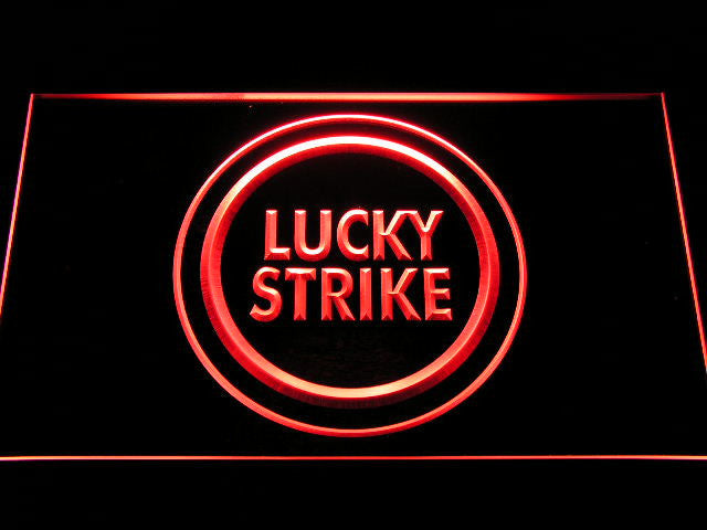 FREE Lucky Strike LED Sign - Red - TheLedHeroes