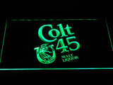 Colt 45 Malt Liquor LED Neon Sign Electrical - Green - TheLedHeroes