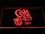 Colt 45 Malt Liquor LED Neon Sign Electrical - Red - TheLedHeroes