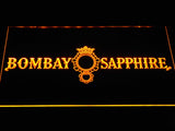 Bombay Sapphire Gin LED Neon Sign Electrical - Yellow - TheLedHeroes