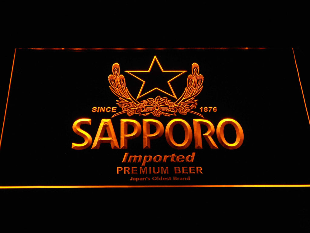 Sapporo LED Neon Sign USB - Yellow - TheLedHeroes