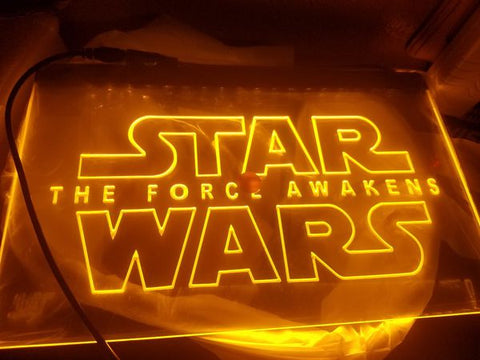 FREE Star Wars The Force Awakens LED Sign -  - TheLedHeroes