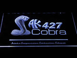 Shelby Cobra AK 427 LED Neon Sign USB - White - TheLedHeroes