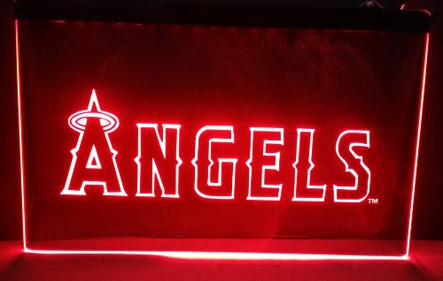 FREE Los Angeles Angels LED Sign - Red - TheLedHeroes