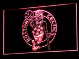 Boston Celtics LED Neon Sign USB - Red - TheLedHeroes