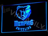 Memphis Grizzlies LED Neon Sign USB - Blue - TheLedHeroes