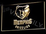 Memphis Grizzlies LED Sign - Yellow - TheLedHeroes