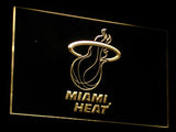 FREE Miami Heat LED Sign - Yellow - TheLedHeroes