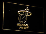 Miami Heat LED Neon Sign Electrical - Yellow - TheLedHeroes
