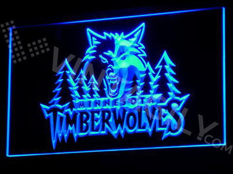 Minnesota Timberwolves LED Sign - Blue - TheLedHeroes