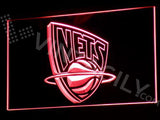 New Jersey Nets LED Neon Sign Electrical - Red - TheLedHeroes