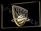New Jersey Nets LED Sign - Yellow - TheLedHeroes