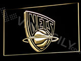 New Jersey Nets LED Neon Sign Electrical - Yellow - TheLedHeroes