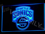 Seattle Supersonics LED Sign - Blue - TheLedHeroes