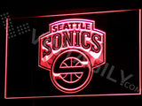 FREE Seattle Supersonics LED Sign - Red - TheLedHeroes