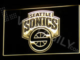 FREE Seattle Supersonics LED Sign - Yellow - TheLedHeroes