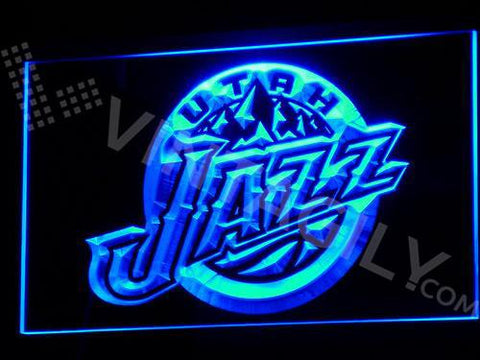 Utah Jazz LED Neon Sign Electrical - Blue - TheLedHeroes