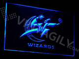 Washington Wizards LED Neon Sign USB - Blue - TheLedHeroes