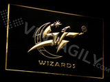 Washington Wizards LED Neon Sign Electrical - Yellow - TheLedHeroes