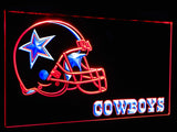 Dallas Cowboys Dual Color Led Sign - Normal Size (12x8.5in) - TheLedHeroes