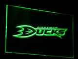 Anaheim Ducks LED Neon Sign USB - Green - TheLedHeroes